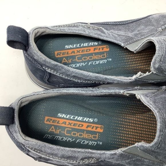 Skechers Blue Relaxed Fit Elected - Drigo Slip On Shoes main image 8